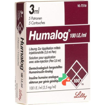 HUMALOG 100IU CART